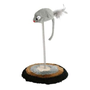 Trixie Maus auf Feder – ca. 14,5 x 22 cm